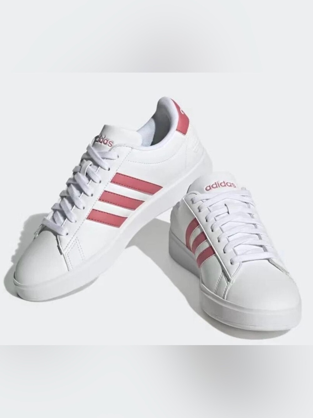 Adidas Grand Court 2.0 Pink and White